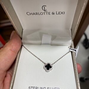 Four leaf clover necklace Gold or silver